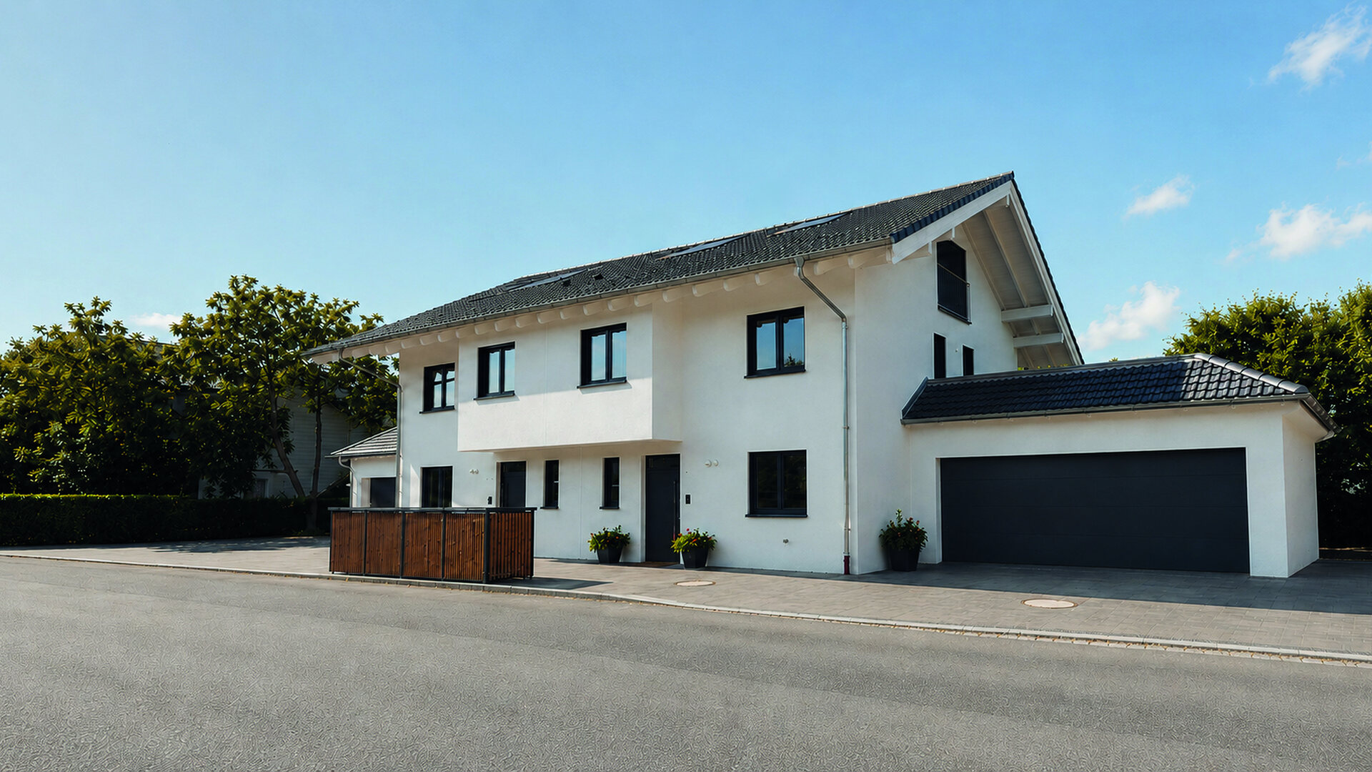 Moderne Doppelhaushälften in Otterfing